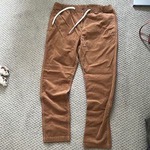 Vuori Optimist Pants - Camel XL (Stretch Corduroy)